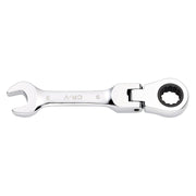 Draper HI-TORQ Metric Stubby Flexible Head Ratchet Combination Spanner, 9mm Draper - Town Tools