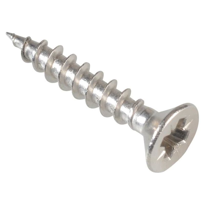 Forgefix Multi-Purpose Pozi Compatible Screw CSK ST S/Steel 3.5 x 20mm Box 200 ForgeFix - RockBottom Northampton