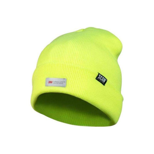 Scan Hi-Vis Yellow Beanie Hat Scan - RockBottom Nothampton