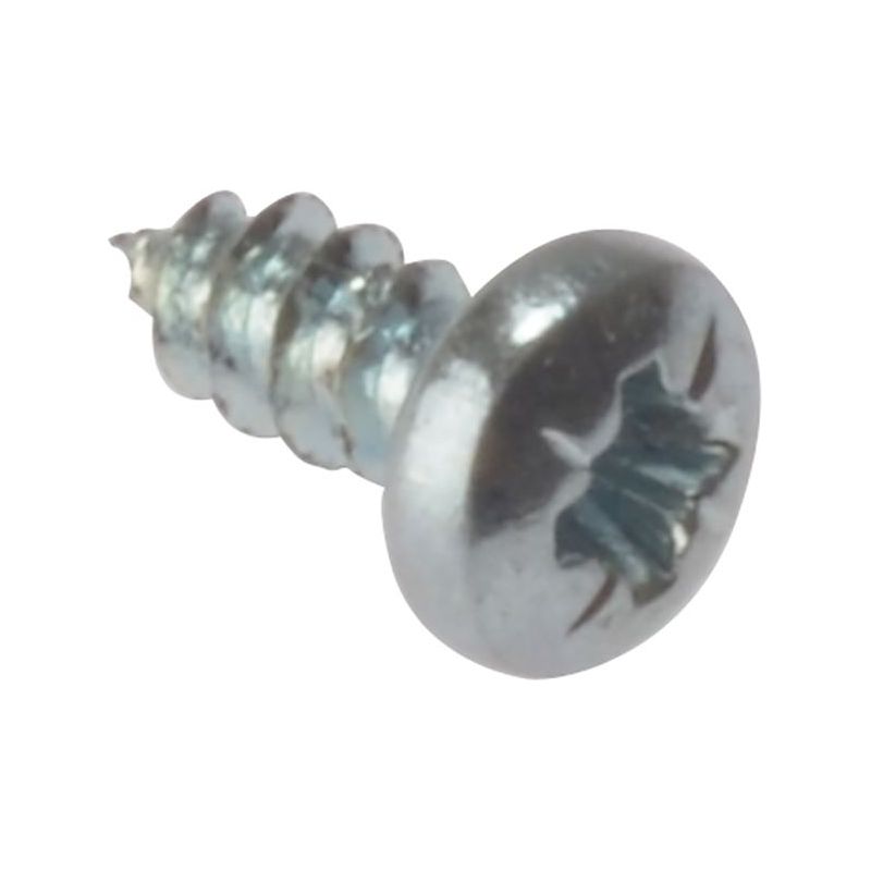 Forgefix Self-Tapping Screw Pozi Compatible Pan Head ZP 5/8in x 6 Box 200 ForgeFix - RockBottom Northampton