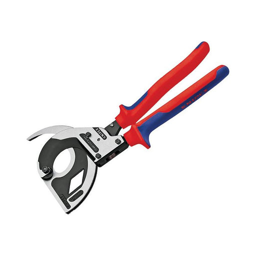 Knipex 3 Stage Ratchet Action Cable Cutters Multi-Component Grip 320mm Knipex - RockBottom Northampton