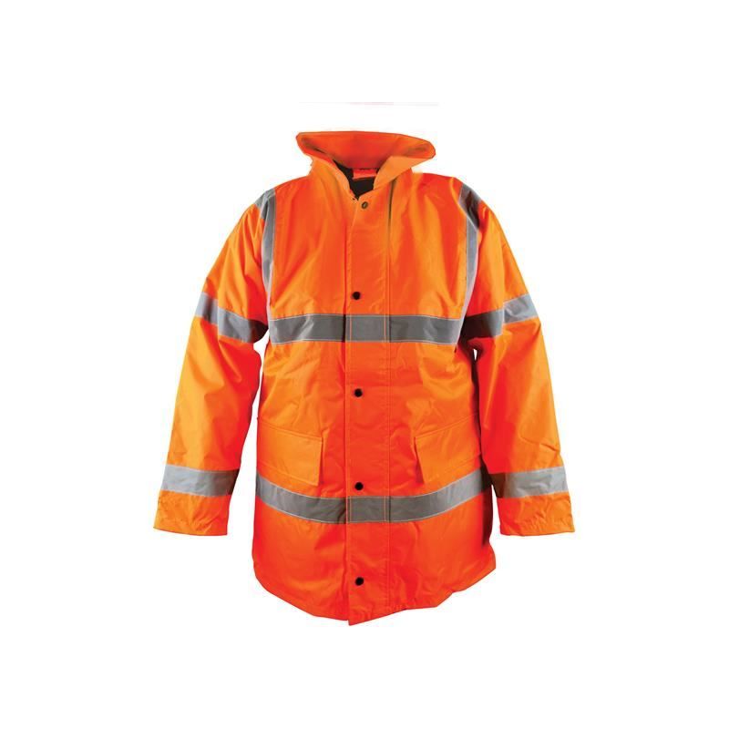 Scan Hi-Vis Motorway Jacket Orange - M (41in) Scan - RockBottom Nothampton