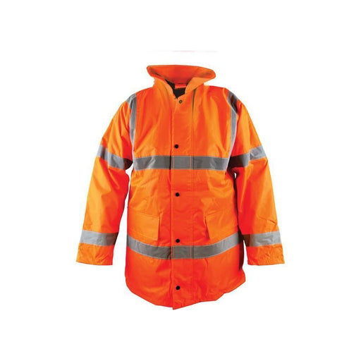 Scan Hi-Vis Motorway Jacket Orange - M (41in) Scan - RockBottom Nothampton