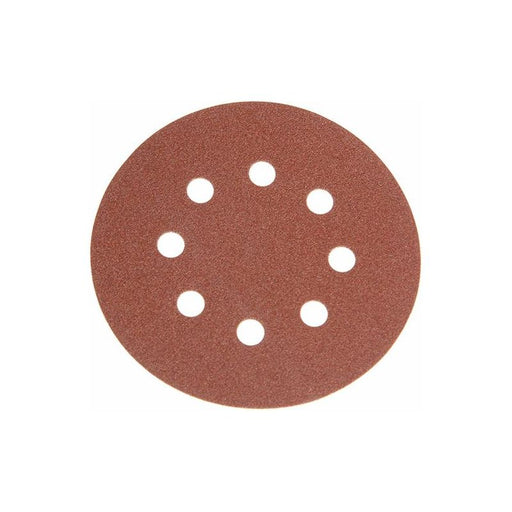 Faithfull Hook & Loop Sanding Disc DID3 Holed 125mm x 60G (Pack 25) Faithfull - RockBottom Northampton
