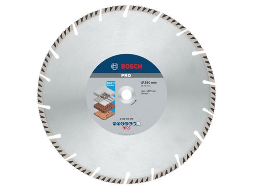 Bosch Powertool Accessories PRO Multi Material Diamond Cutting Disc 350 x 20mm Bosch Powertool Accessories - RockBottom Northampton