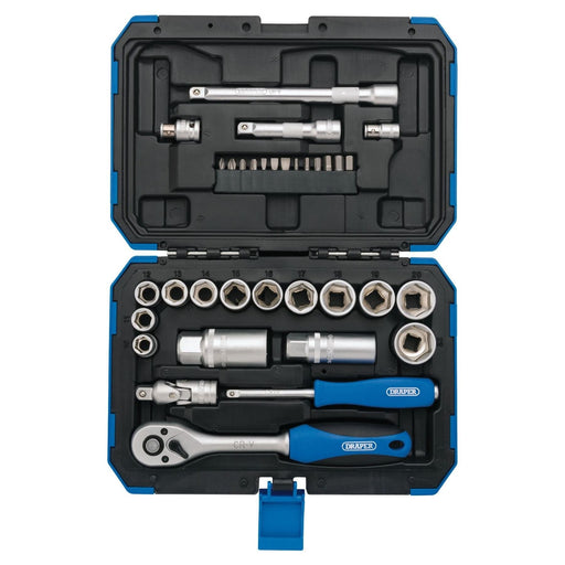 Draper Metric Socket Set, 3/8" Sq. Dr. (34 Piece) 89558 Draper - Town Tools 