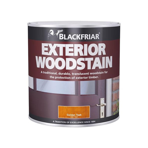 Blackfriar Traditional Exterior Woodstain Golden Teak 1 litre Blackfriar - RockBottom Northampton