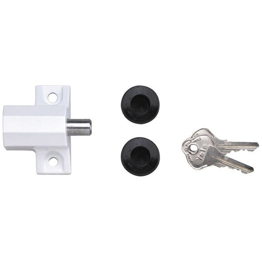 Yale Locks P114 Patio Door Lock White Finish Visi-pack Yale Locks - RockBottom Northampton