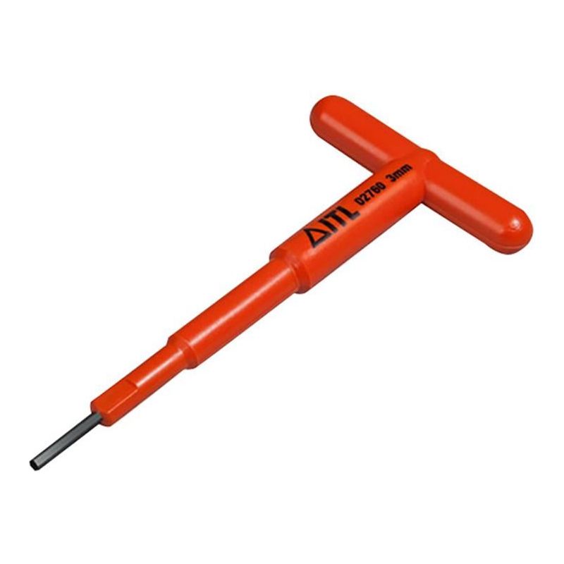 Itl Insulated Insulated Light T Handle Hex Key 3mm ITL Insulated - RockBottom Northampton