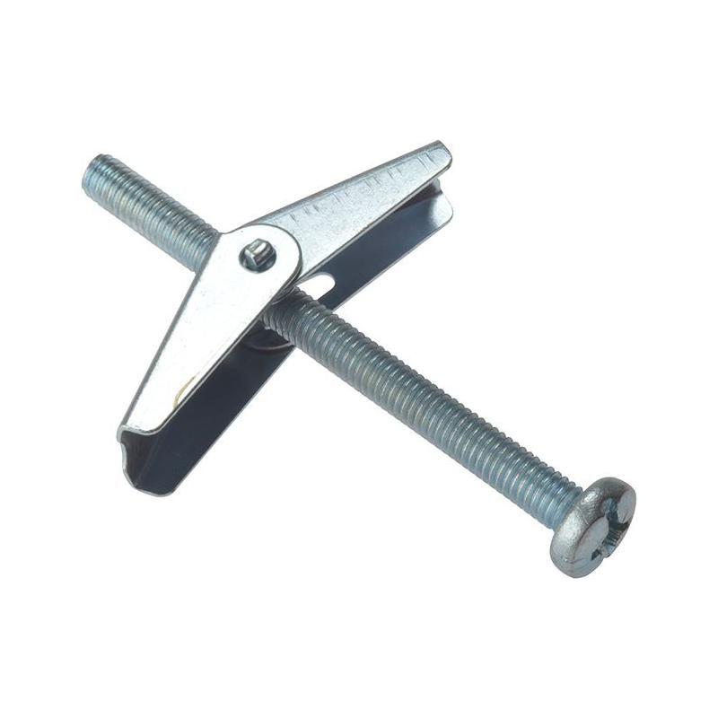 Forgefix Plasterboard Spring Toggle M6 x 75mm Bag 10 ForgeFix - RockBottom Northampton