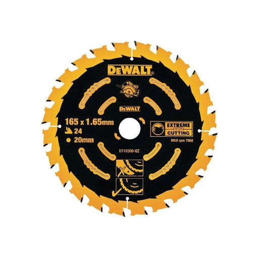 Dewalt Power Tools Extreme Framing Circular Saw Blade 165 x 20mm x 40T DeWALT Power Tools - RockBottom Northampton