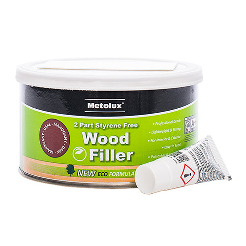 Metolux 2 Part Styrene Free Wood Filler — Tin