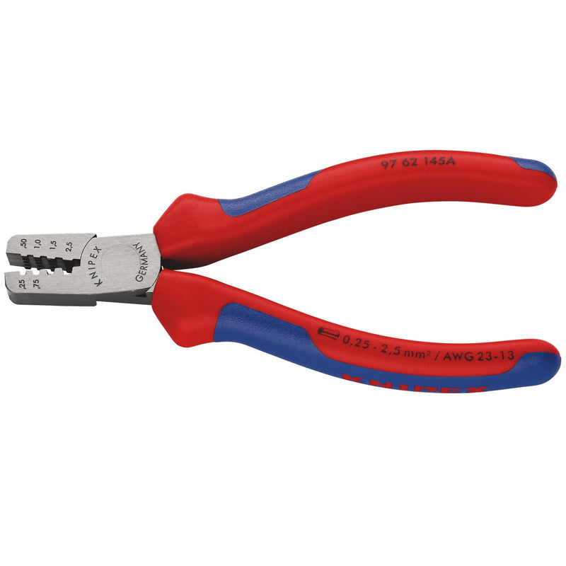 Draper 20001 KNIPEX 97 62 145 A Crimping Pliers for Wire Ferrules, 145mm