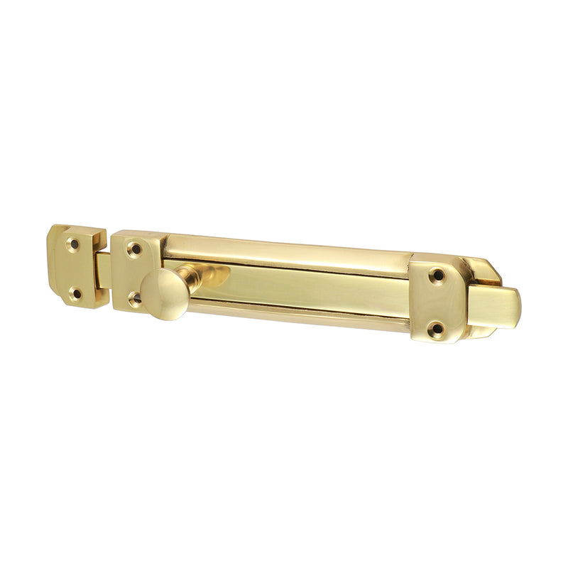 TIMCO Contract Flat Section Bolt Polished Brass