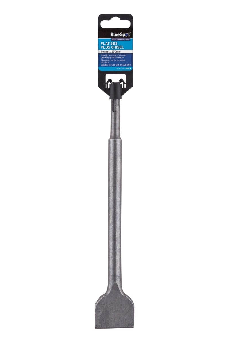 Blue Spot Tools 250mm Flat SDS Chisel