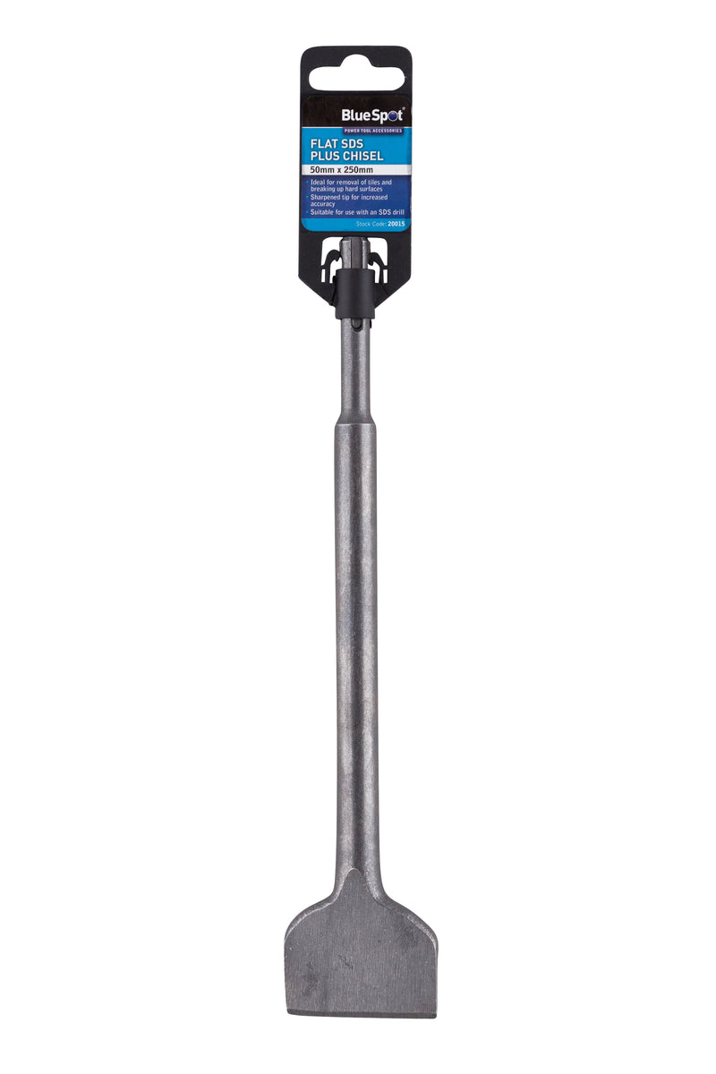 Blue Spot Tools 250mm Flat SDS Chisel