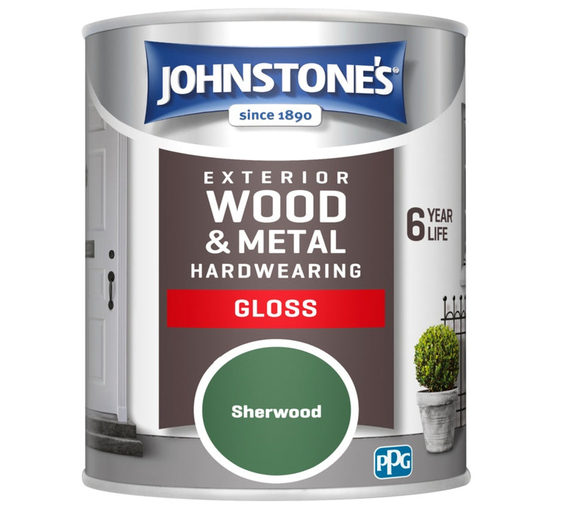 Johnstone's Exterior Hardwearing Gloss 750ml Sherwood