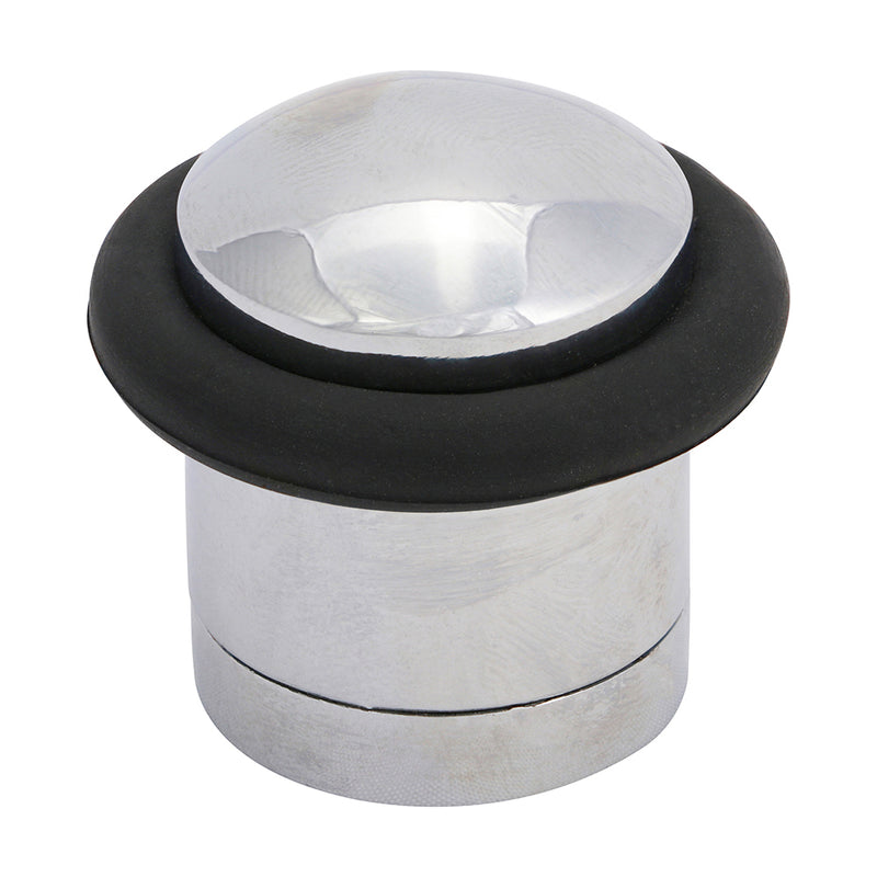 TIMCO Cylinder Door Stop Satin Chrome - 41mm