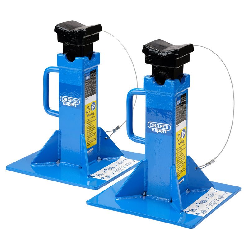 Draper 20116 Draper Expert Heavy Vehicle Axle Stands, 20 Tonne (Pair)