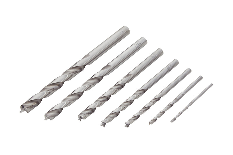 Blue Spot Tools 7 PCE Double-Flute Wood Drill Bit Set