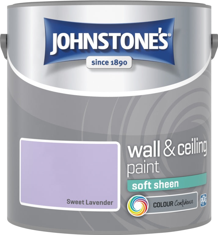Johnstone's Wall & Ceiling Soft Sheen 2.5L Sweet Lavender