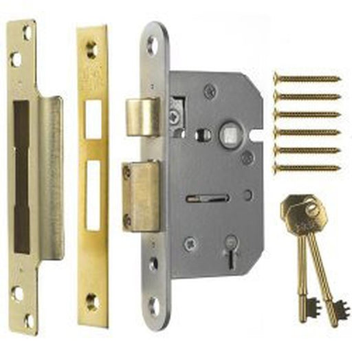 Era Viscount Mortice Sashlock Brass 63mm