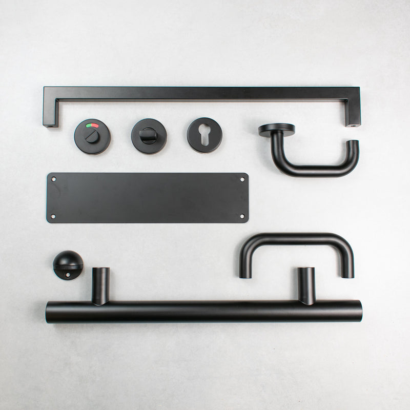 Atlantic Flush Pull 65mm - Matt Black