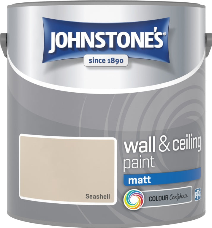 Johnstone's Wall & Ceiling Matt 2.5L Seashell