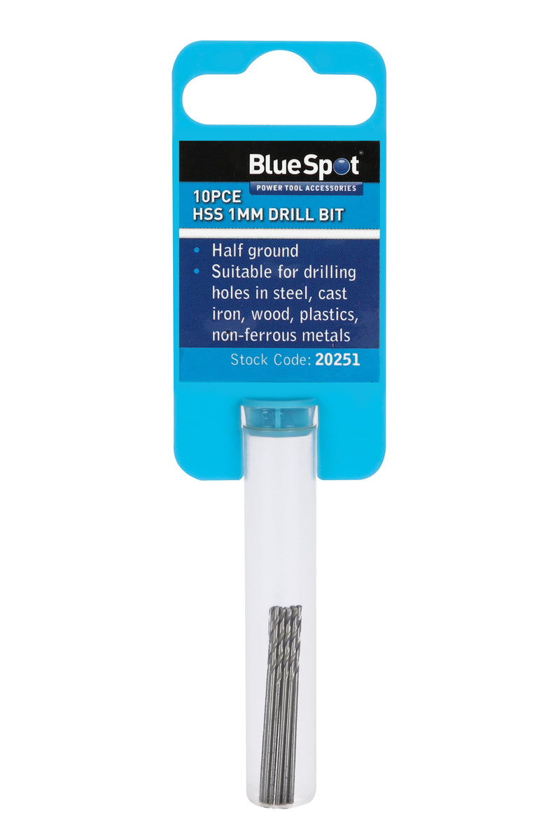 Blue Spot Tools 10 PCE HSS Drill Set