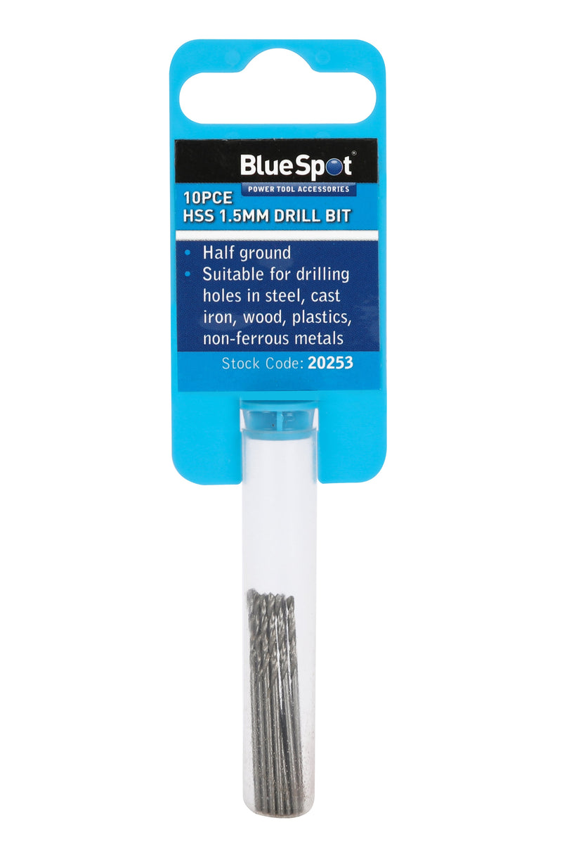 Blue Spot Tools 10 PCE HSS Drill Set