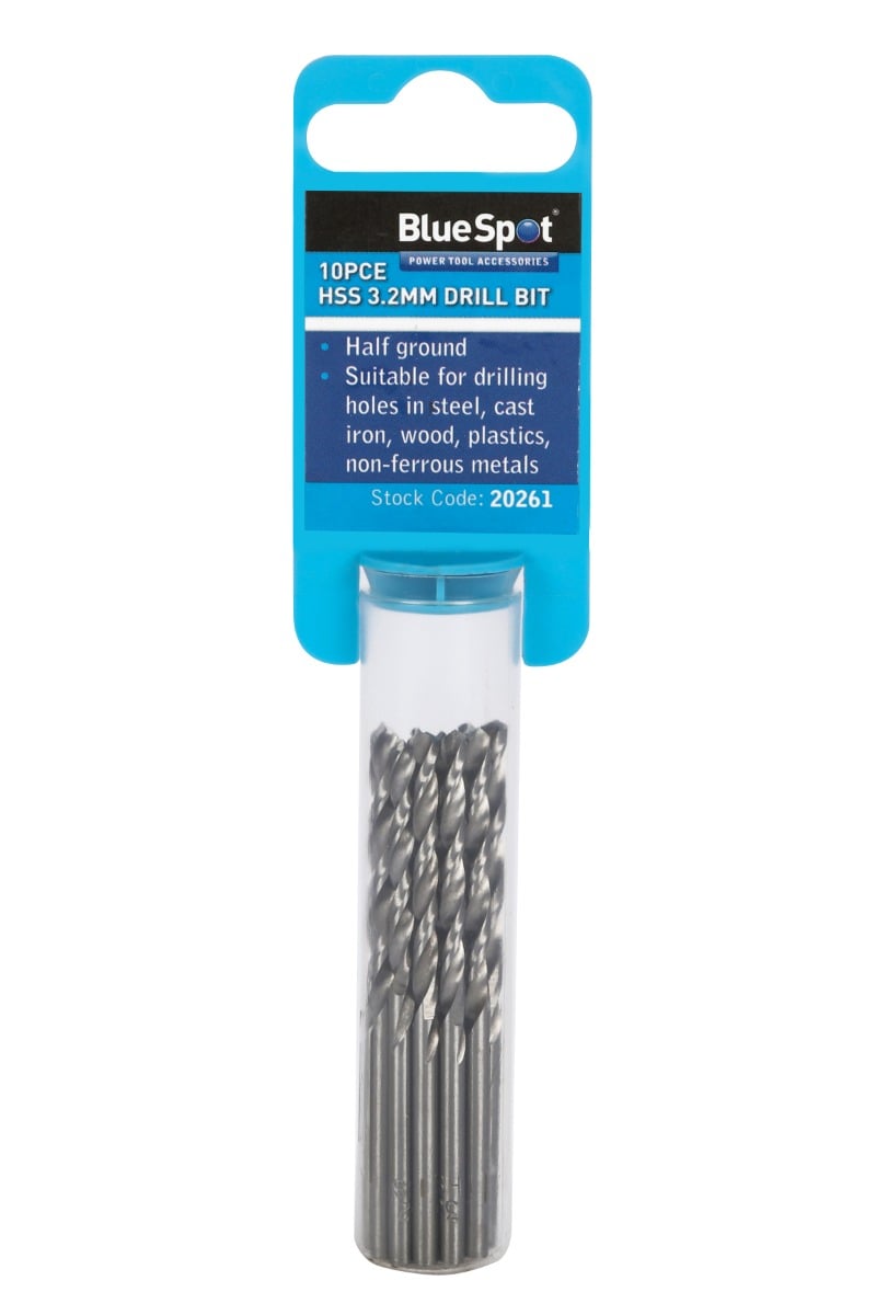 Blue Spot Tools 10 PCE HSS Drill Set