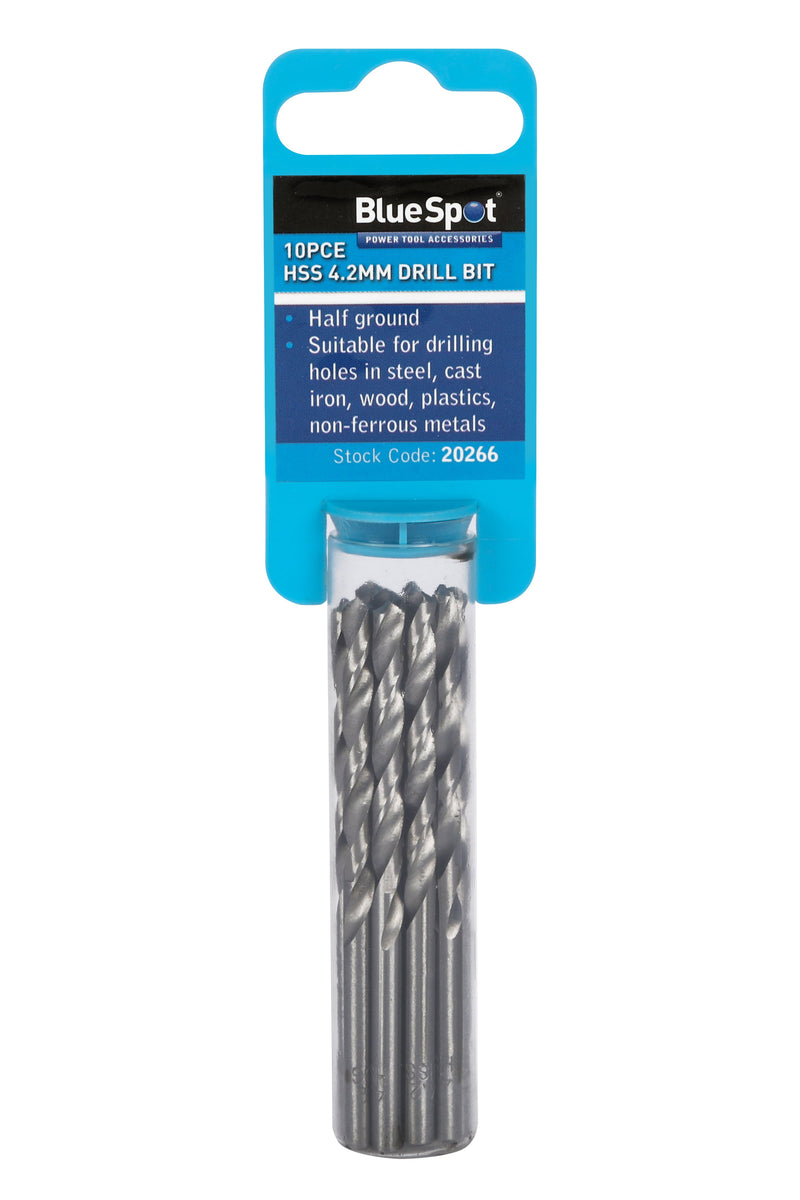 Blue Spot Tools 10 PCE HSS Drill Set