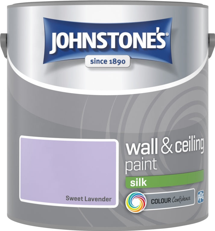 Johnstone's Wall & Ceiling Silk 2.5L Sweet Lavender