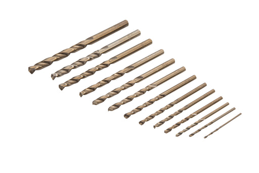 Blue Spot Tools 13 PCE Fully Ground 5% Cobalt Drills (1.5-6.5mm)