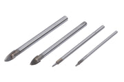 Blue Spot Tools 4 PCE Tile And Glass Drill Set (3 - 8mm)