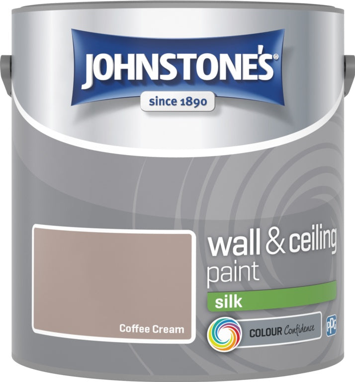 Johnstone's Wall & Ceiling Silk 2.5L Coffee Cream
