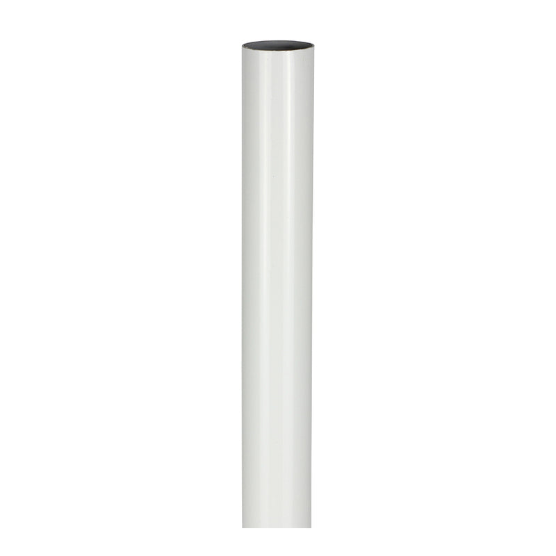 TIMCO Wardrobe Rail Round White