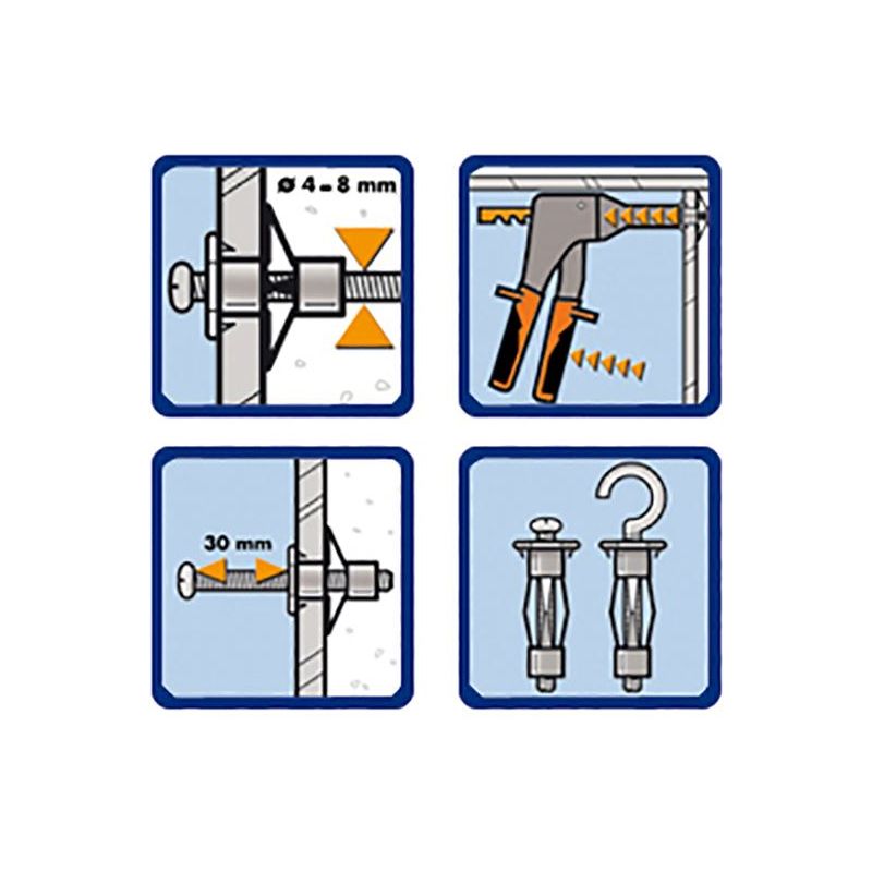 Edma Ultra Fix Metal Anchor Expansion Tool Edma - RockBottom Northamptin