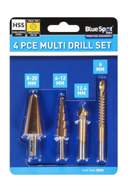 Blue Spot Tools 4 PCE Multi Drill Set