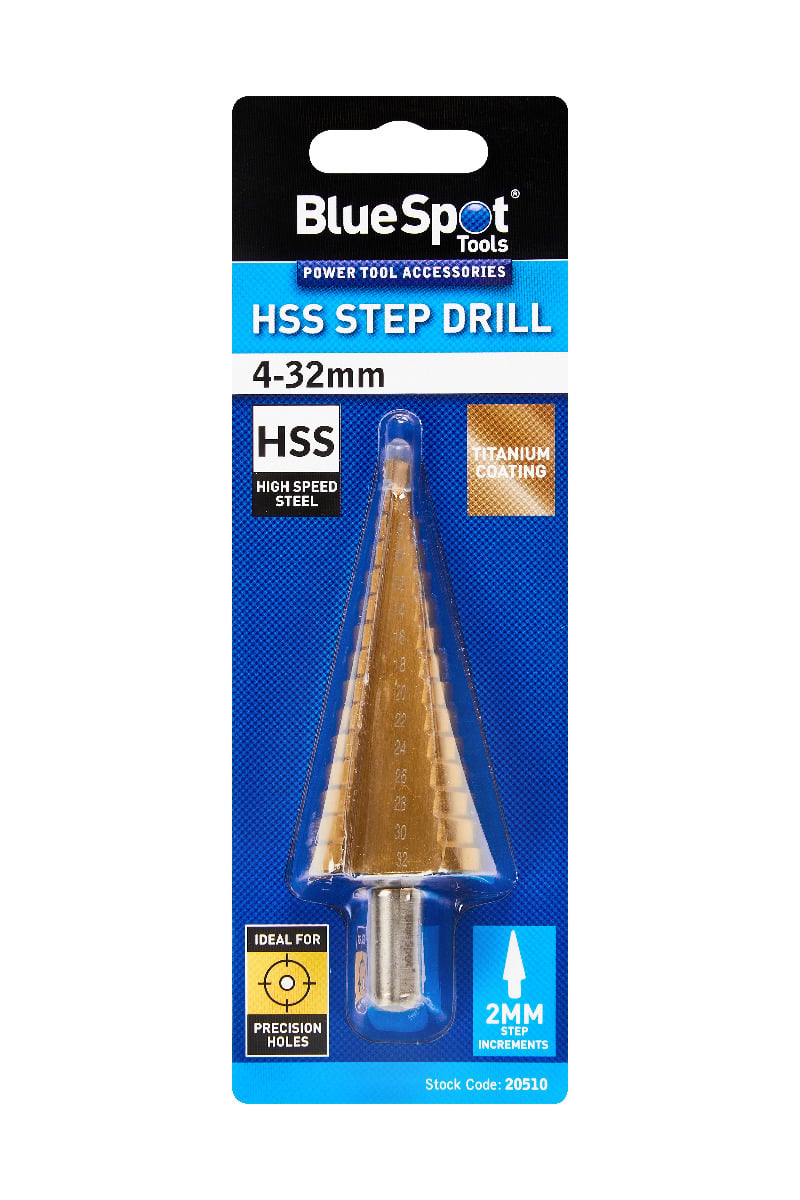 Blue Spot Tools 4-32mm Step Drill