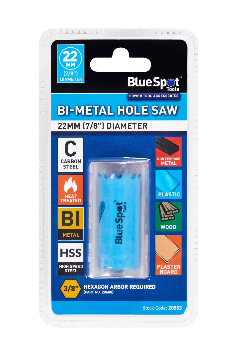 Blue Spot Tools Bi-Metal Holesaw