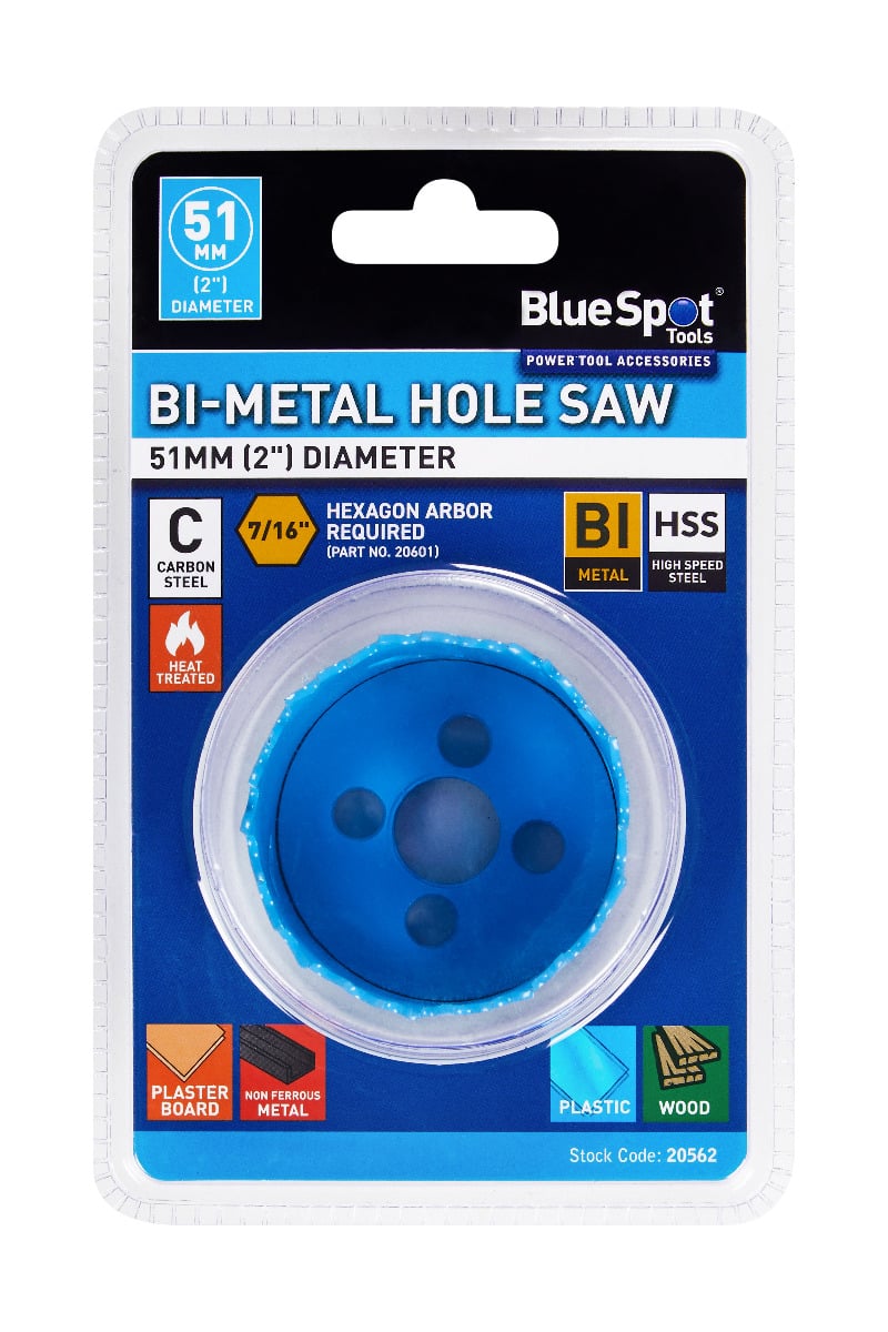 Blue Spot Tools Bi-Metal Holesaw