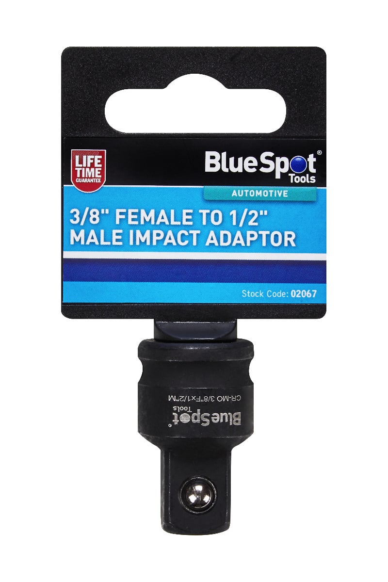 Blue Spot Tools 3/8" Female to 1/2" Male Impact Adaptor