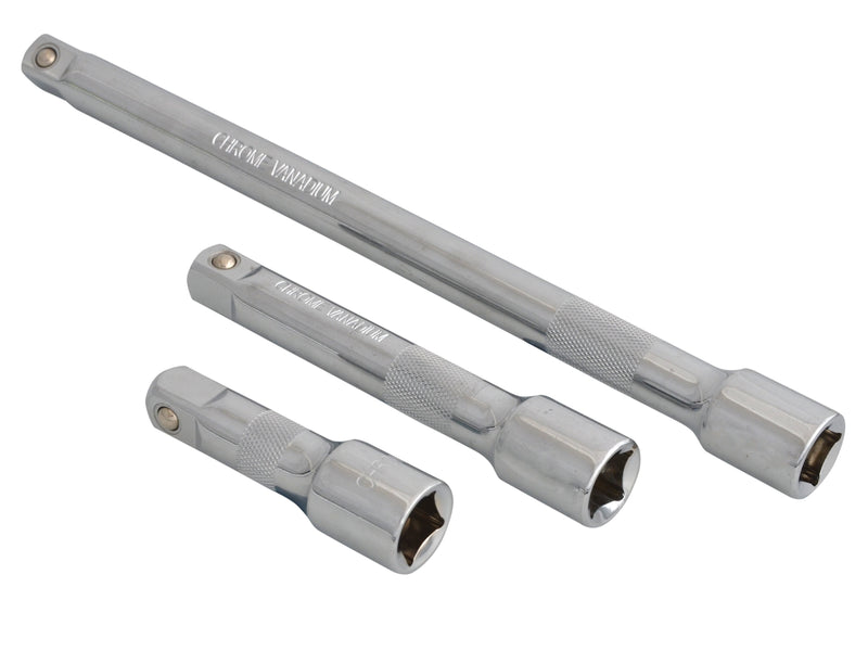 Blue Spot Tools 3 PCE 1/2" Chrome Vanadium Extension Bar Set