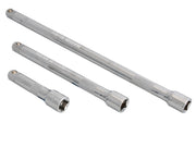 Blue Spot Tools 3 PCE 3/8" Chrome Vanadium Extension Bar Set