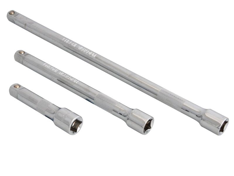 Blue Spot Tools 3 PCE 3/8" Chrome Vanadium Extension Bar Set