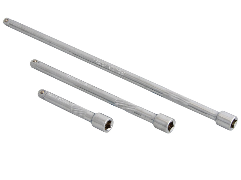 Blue Spot Tools 3 PCE 1/4" Chrome Vanadium Extension Bar Set