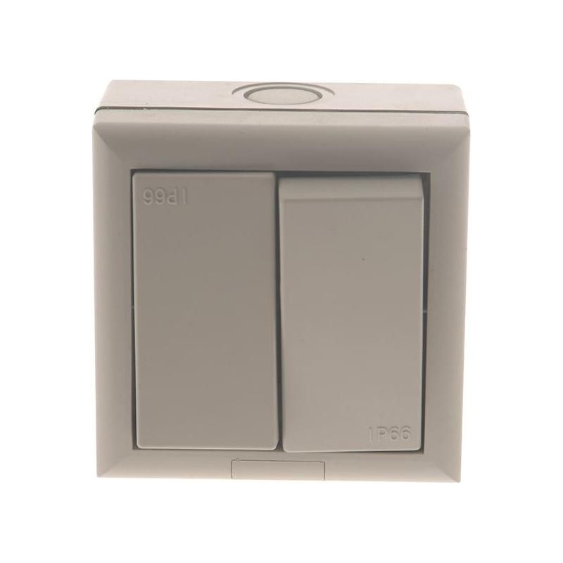 Smj IP66 2-Way Switch 1-Gang SMJ - RockBottom Nothampton