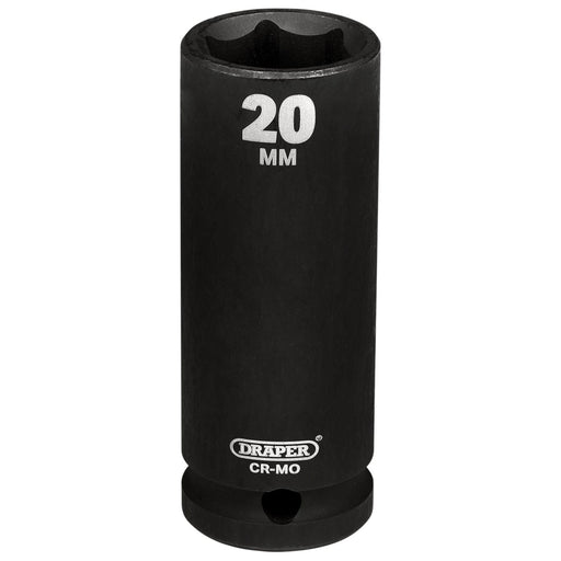 Draper Draper Hi-TORQ Deep Impact Socket, 1/2" Sq. Dr., 20mm Draper - Town Tools