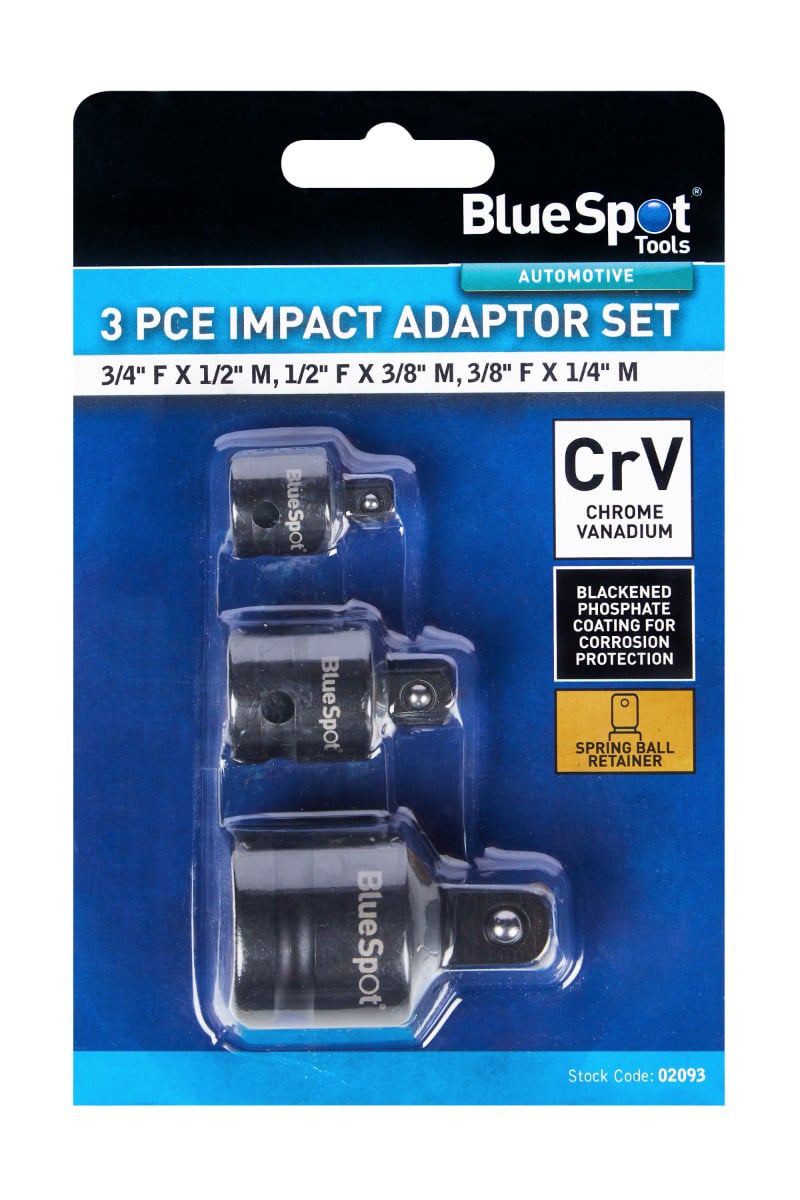 Blue Spot Tools 3 PCE Impact Adapter Set